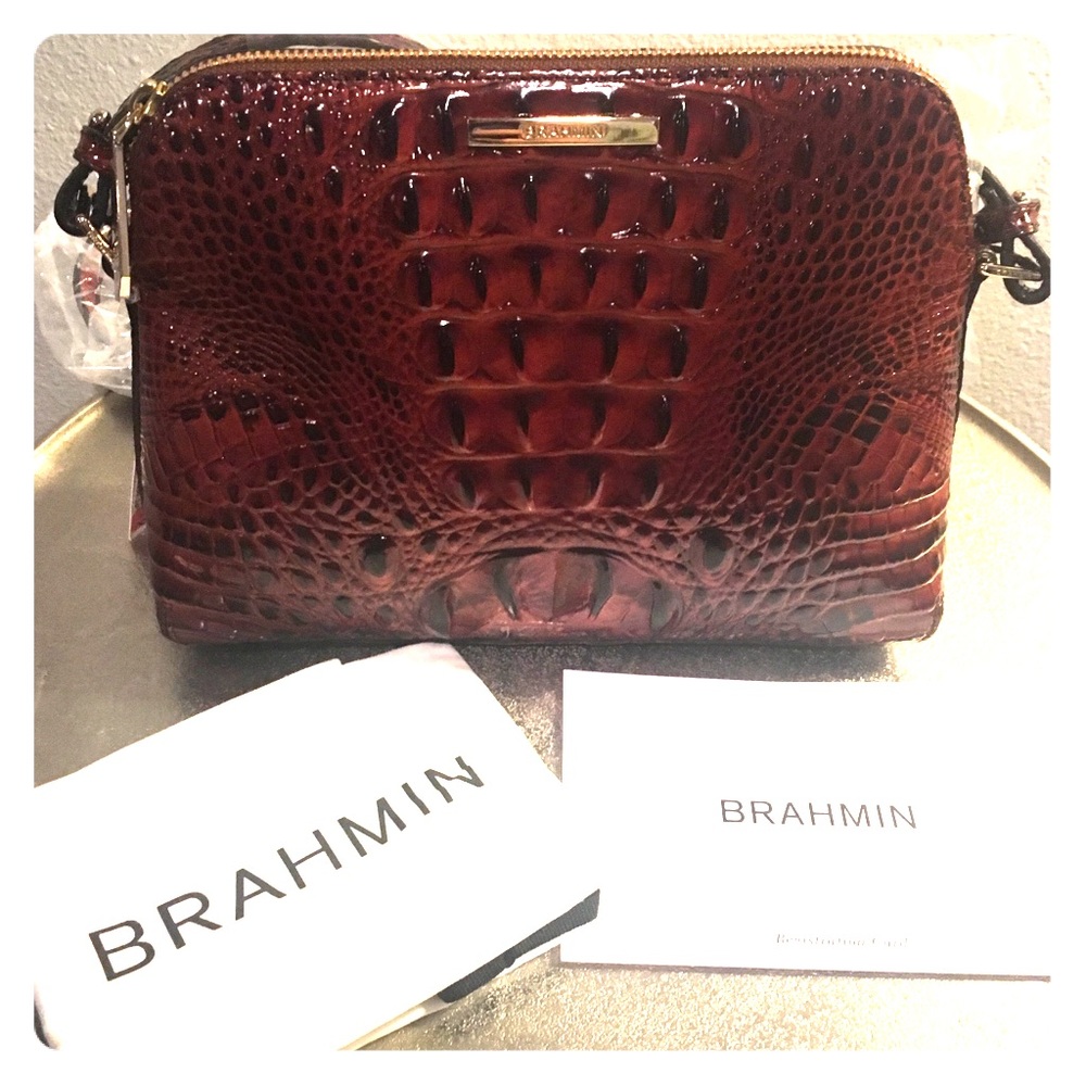 Brahmin Pecan Mini Sydney Crossbody